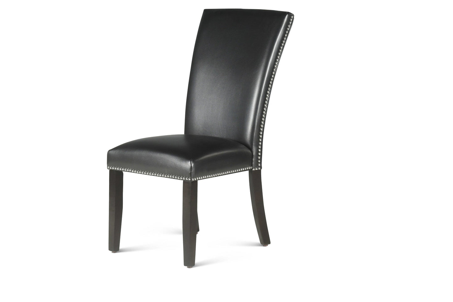 Finley Black PU Side Chair