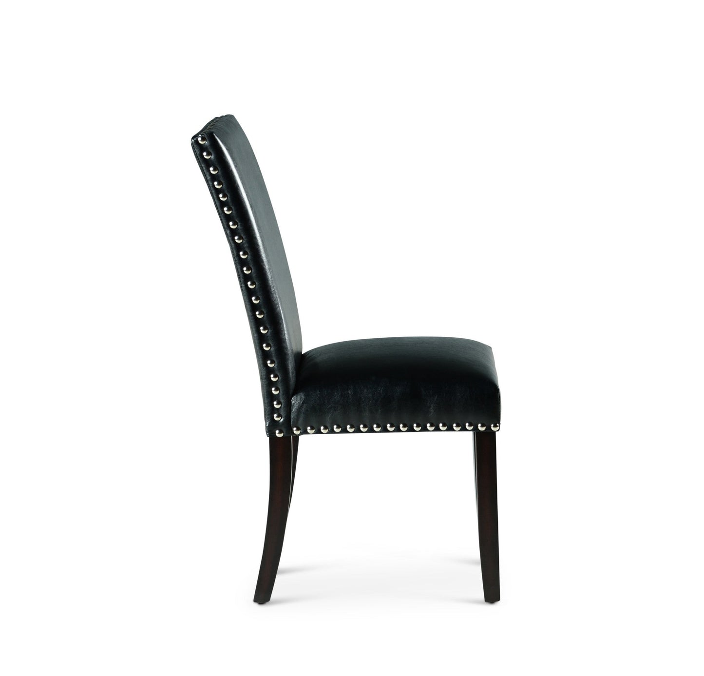 Westby Black PU Side Chair w/