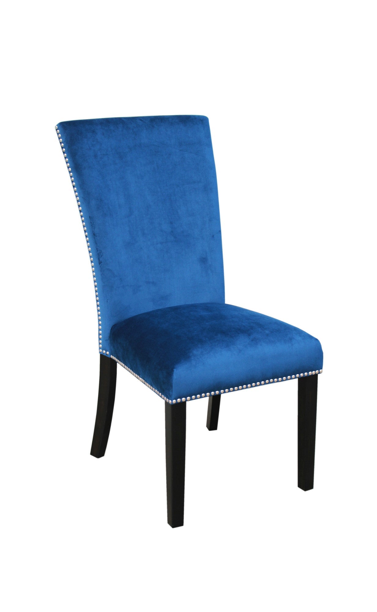 Camila Blue Velvet Dining chair