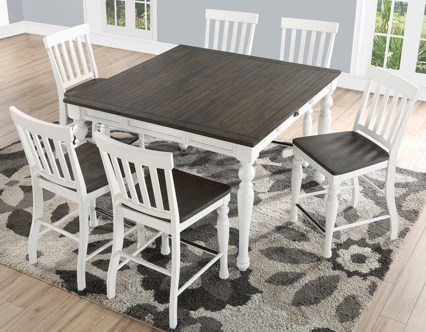 Joanna Two Tone Counter Height Chair