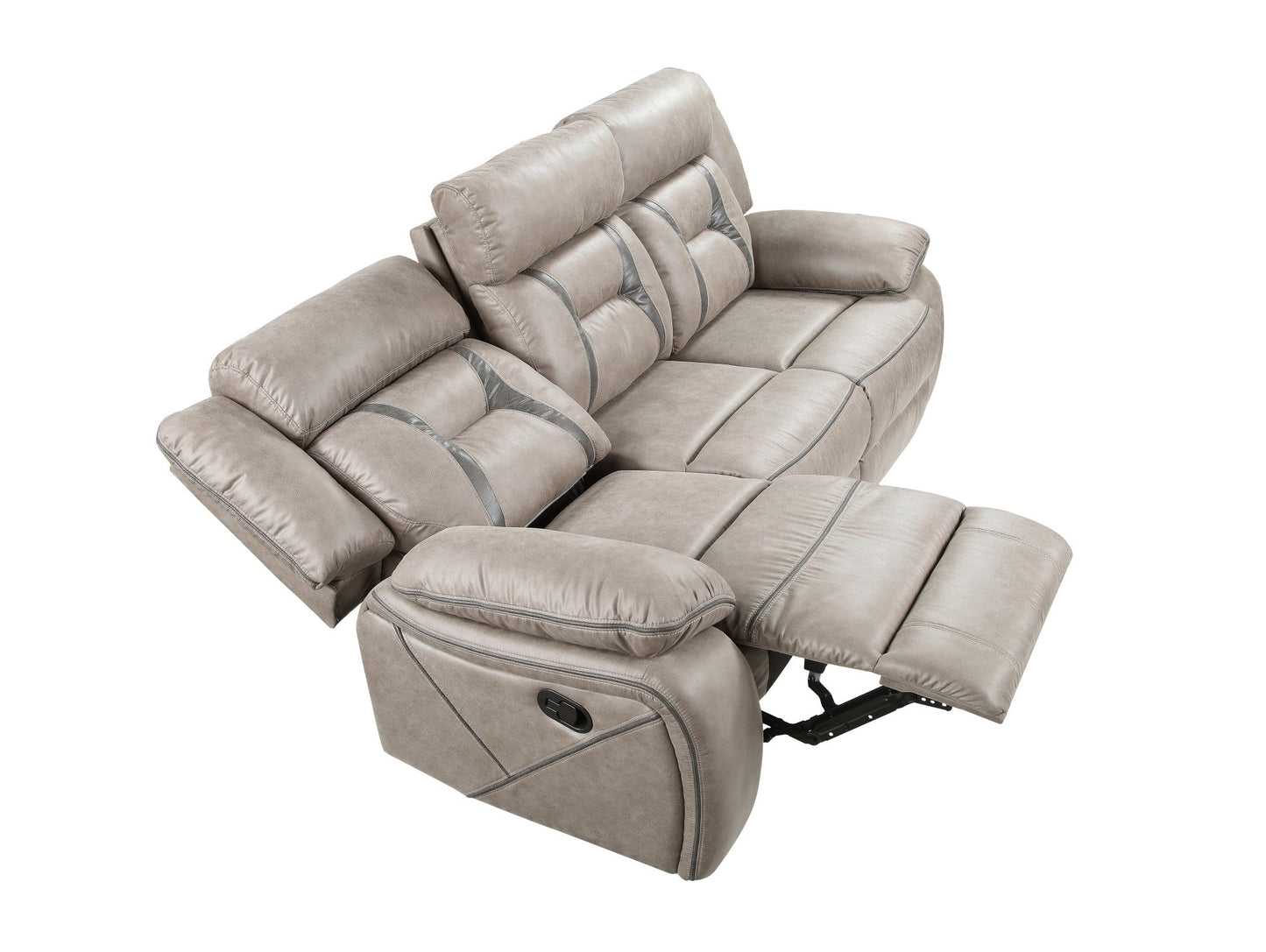 Tyson Recliner Sofa w/ DrpDwn &
