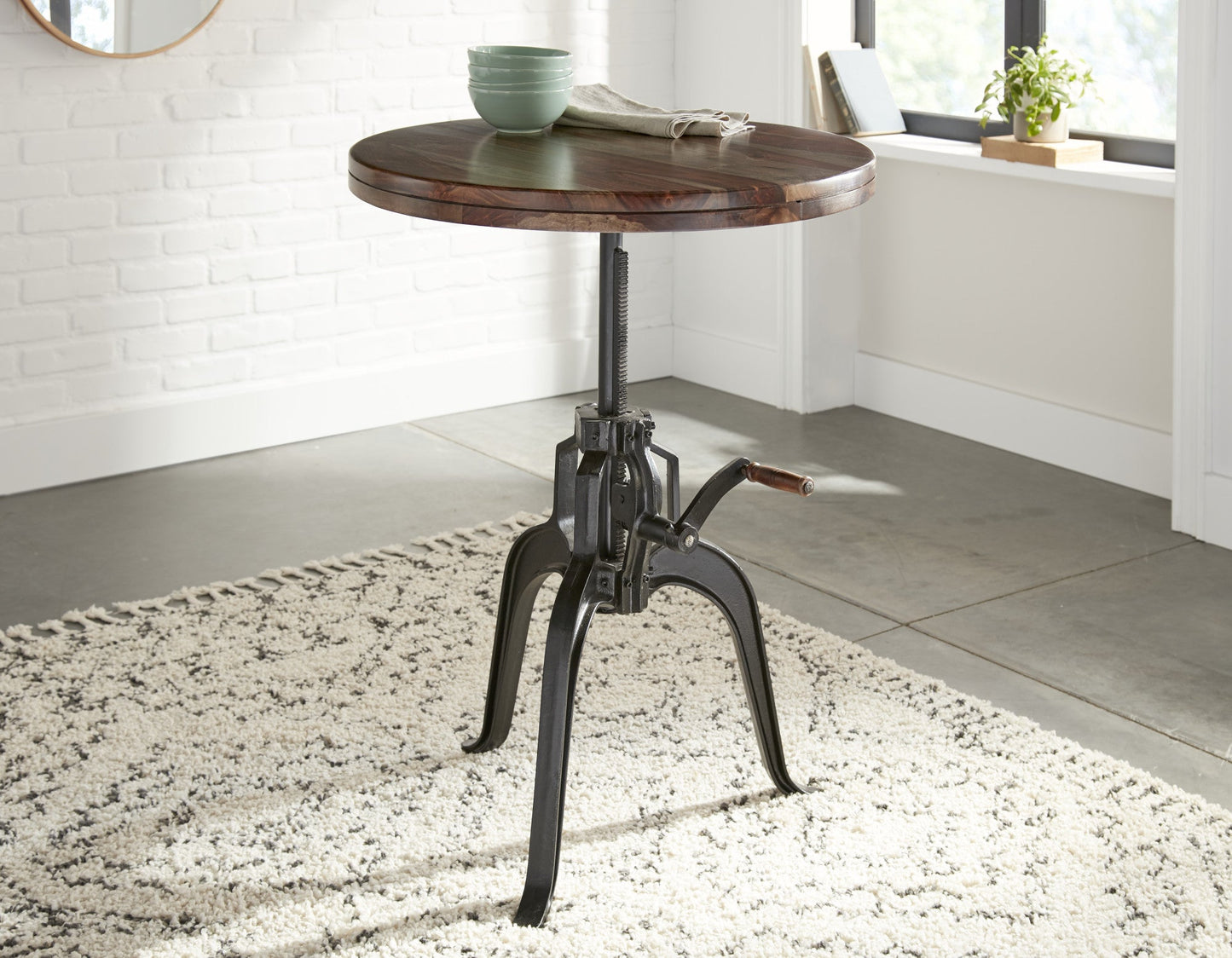 Sparrow Round Crank Table