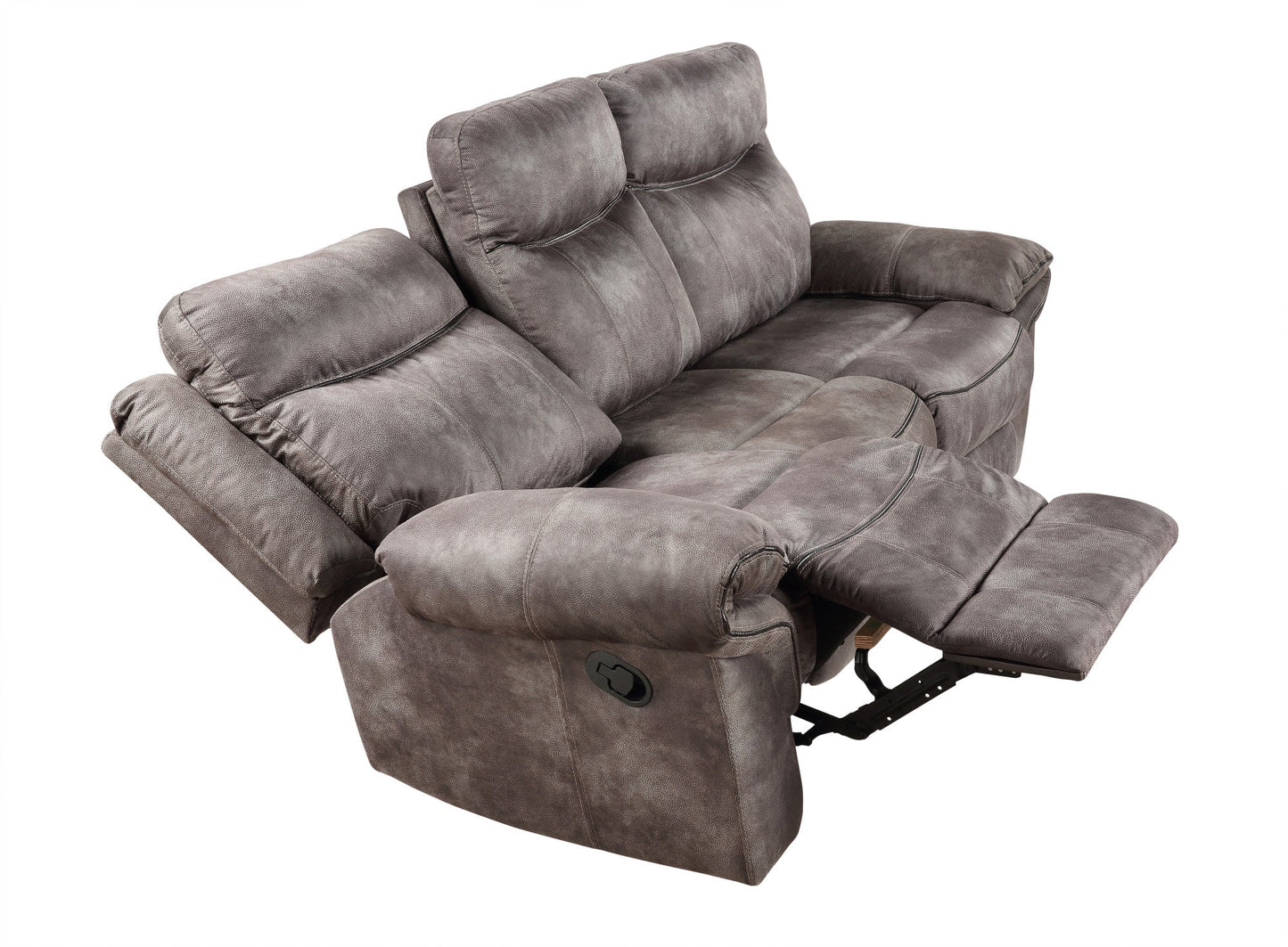 Nashville Recliner Sofa Grey w/