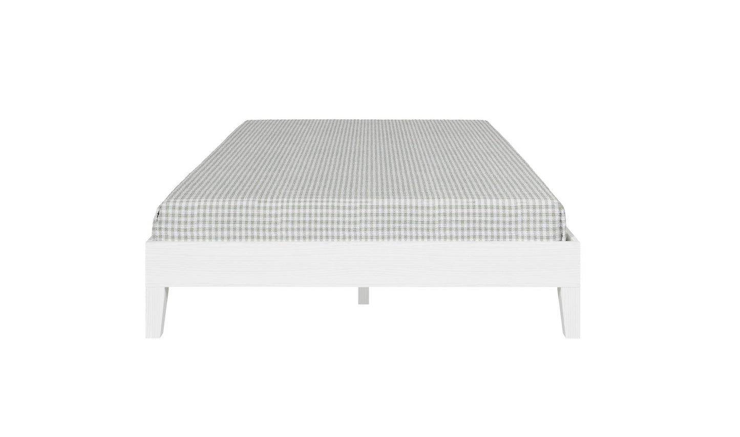 Nix Full Platform Bed White