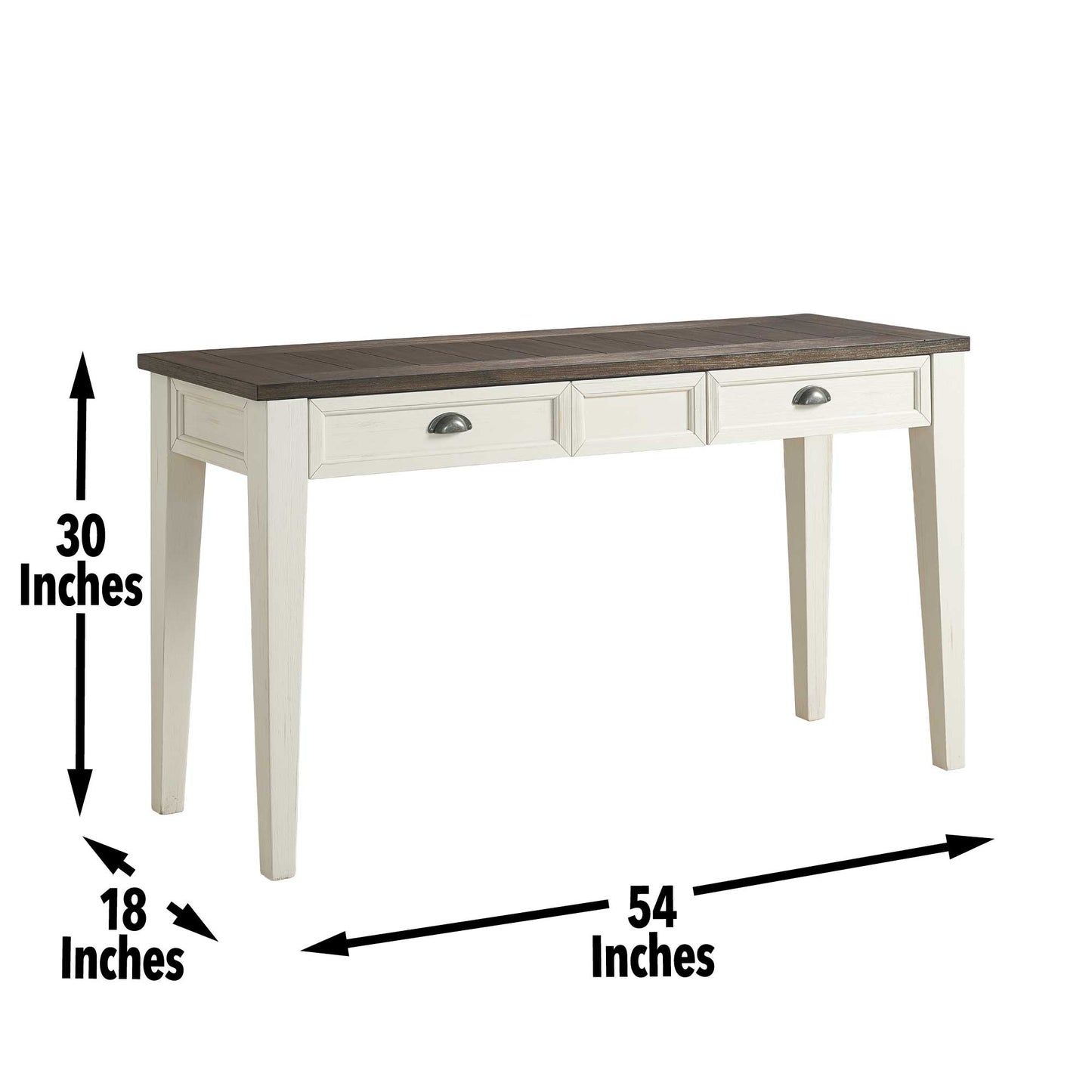 Cayla Sofa Table Dark Oak/