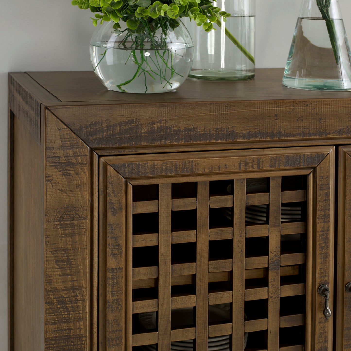 Rio 4 Door Accent Cabinet Mocha
