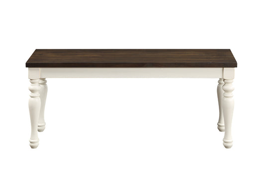 Joanna Two Tone Counter Height Bench