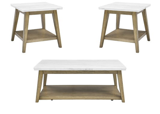 Vida White Occasional 3PK Set (C+2E)
