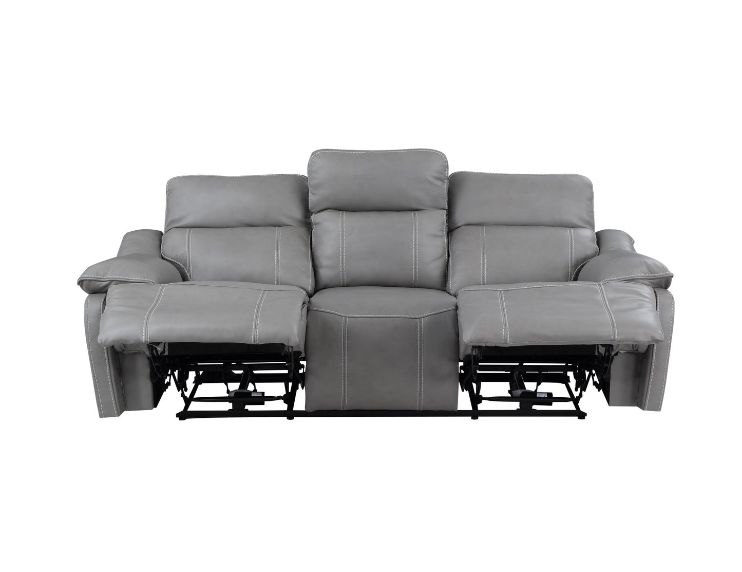 Alpine Leather P/P Sofa Smoke