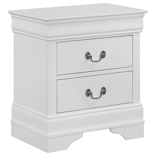 LOUIS PHILIP WHITE NIGHT STAND