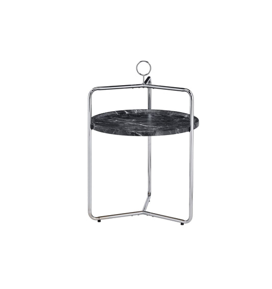 Miro Side Table [Black/Silver]