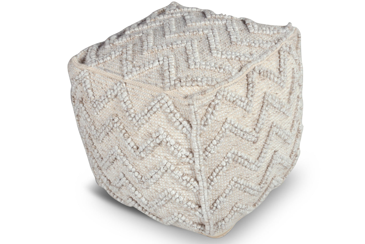 Kenzari Square Zigzag Handwoven