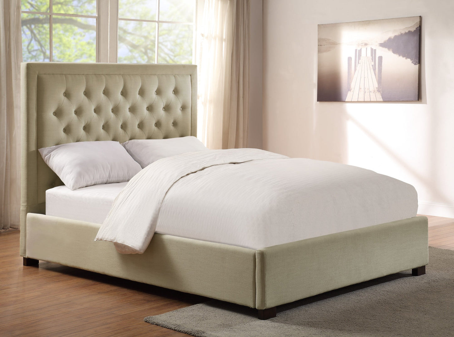 Isadora Queen Bed Sand