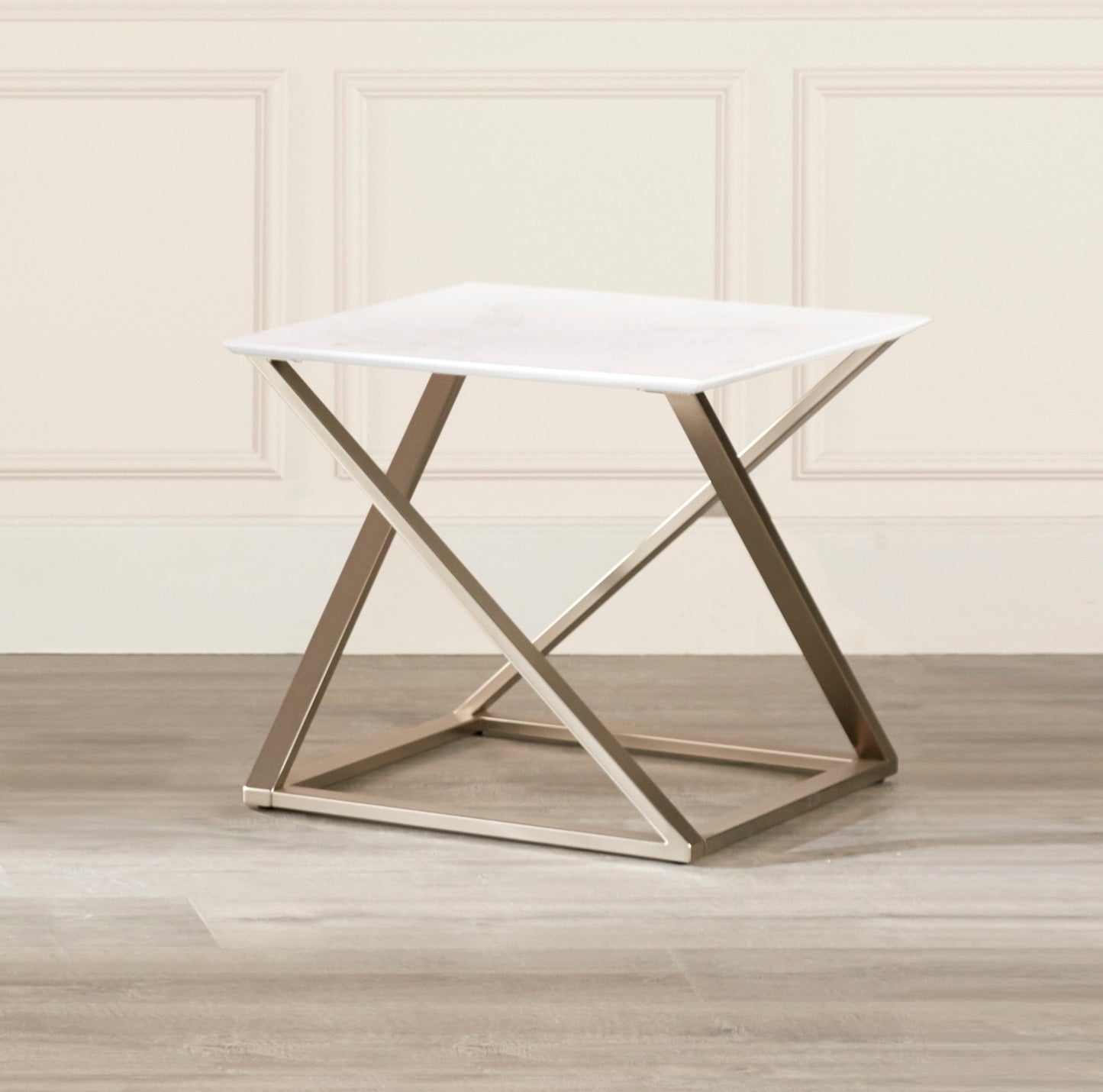 Zurich Faux White Marble Top