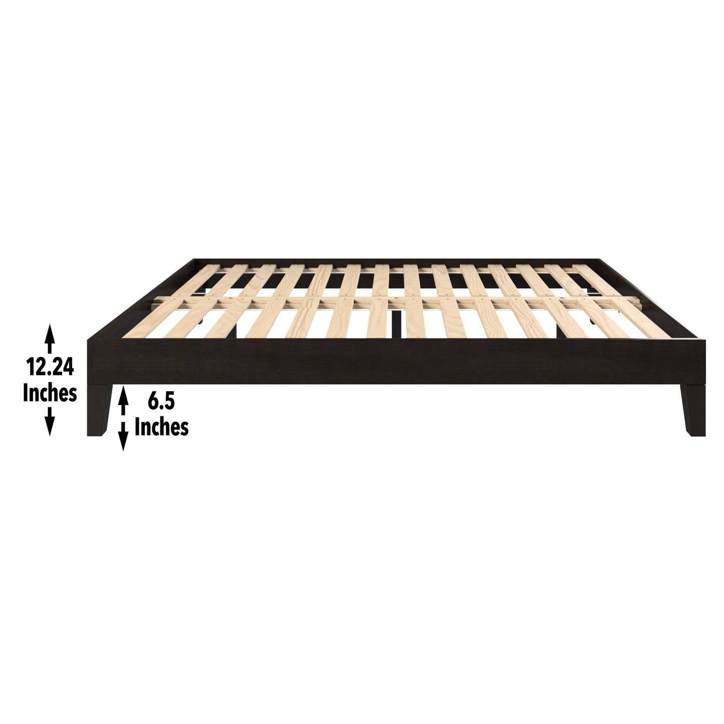 Nix Full Platform Bed Black
