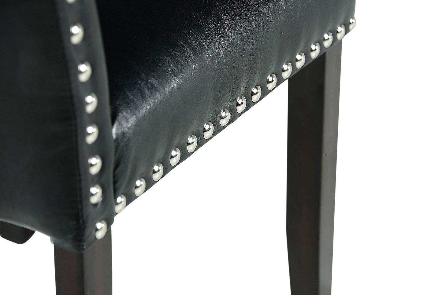Westby Black PU Side Chair w/
