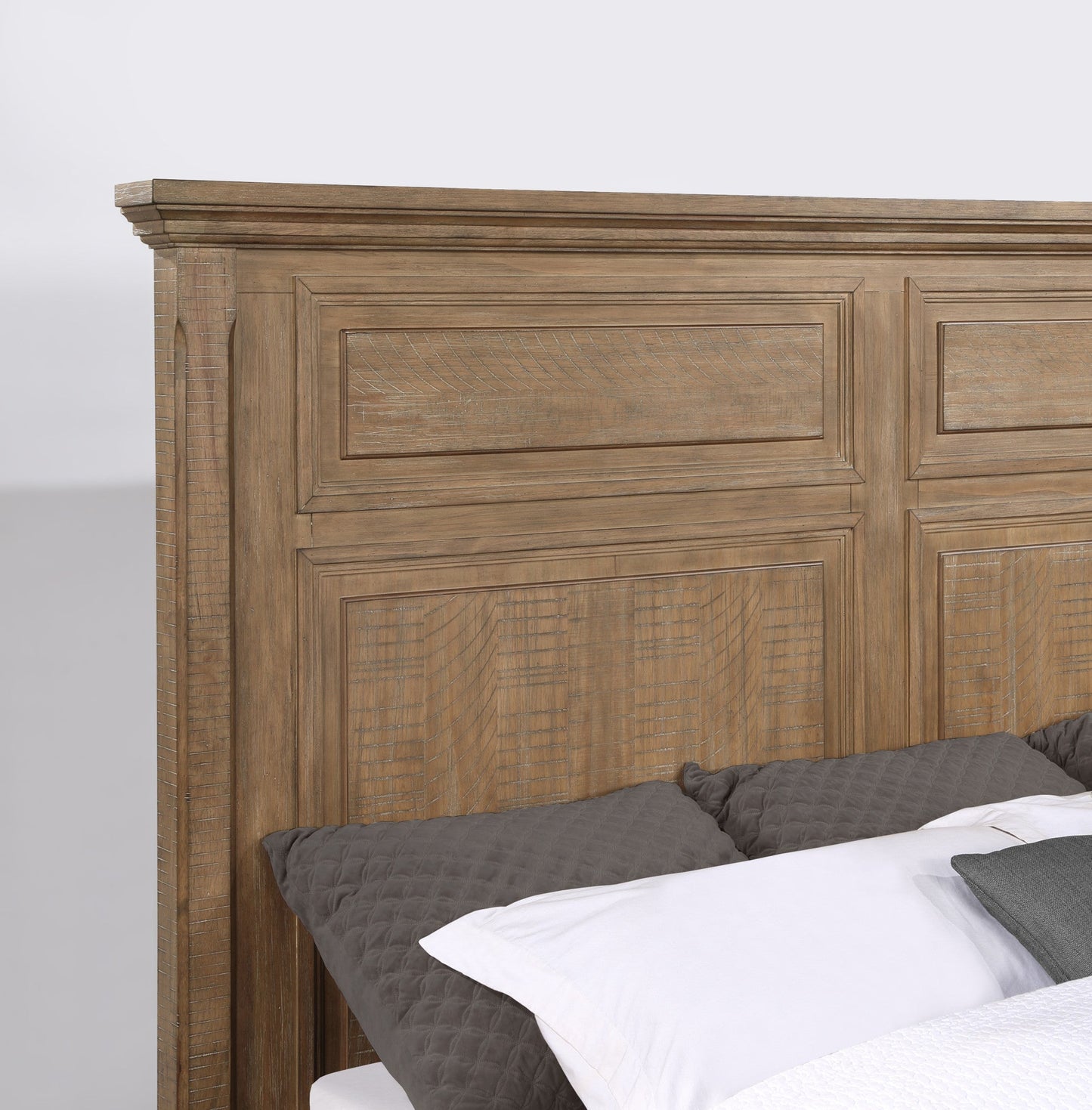 Riverdale Driftwood Storage King Bed