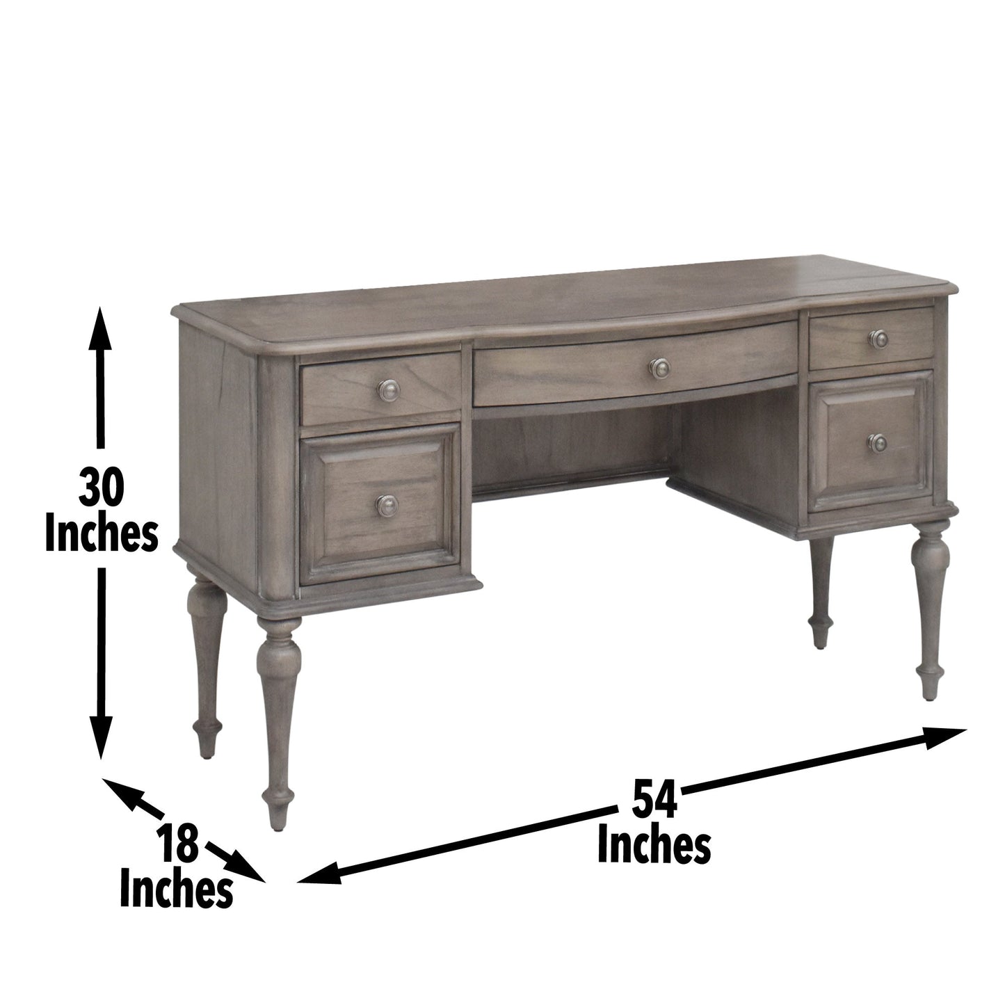 Highland Park Driftwood Vanity Desk