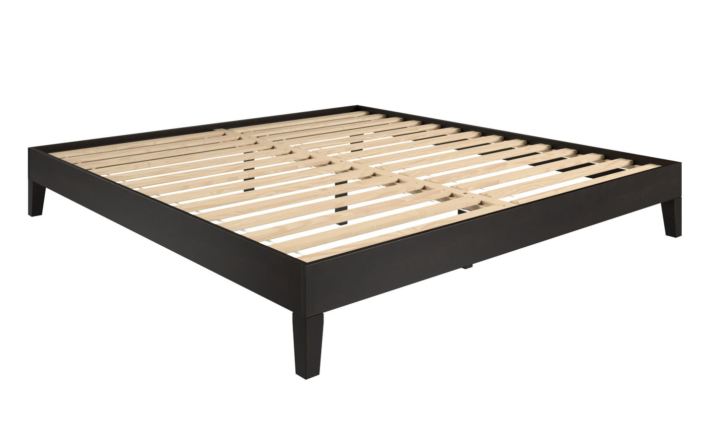 Nix King Platform Bed Black
