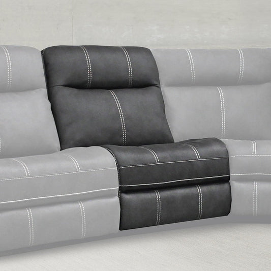 Mason Charcoal Sectional Armless Chair