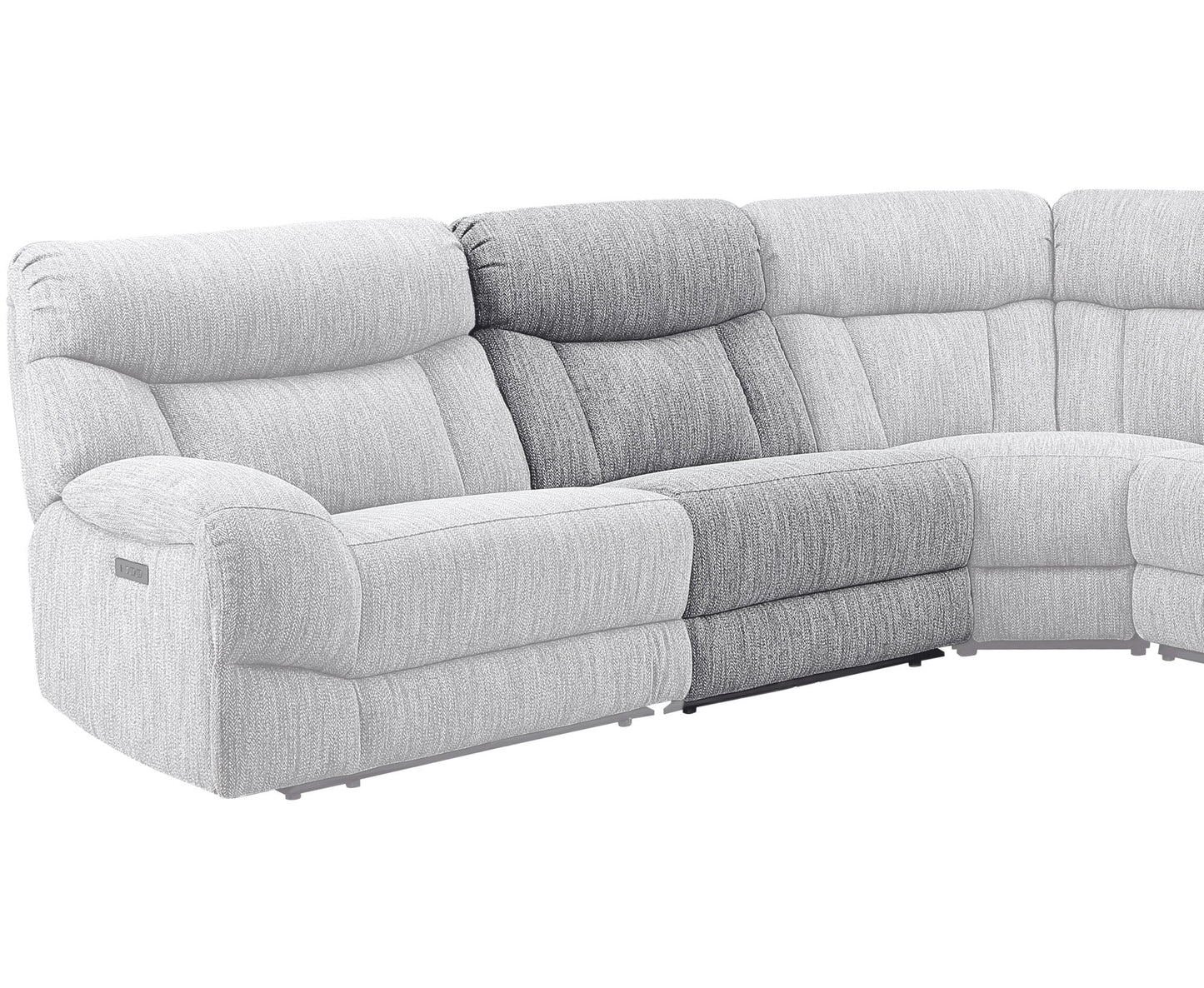 Park City Sectional Armless Chair Pumice
