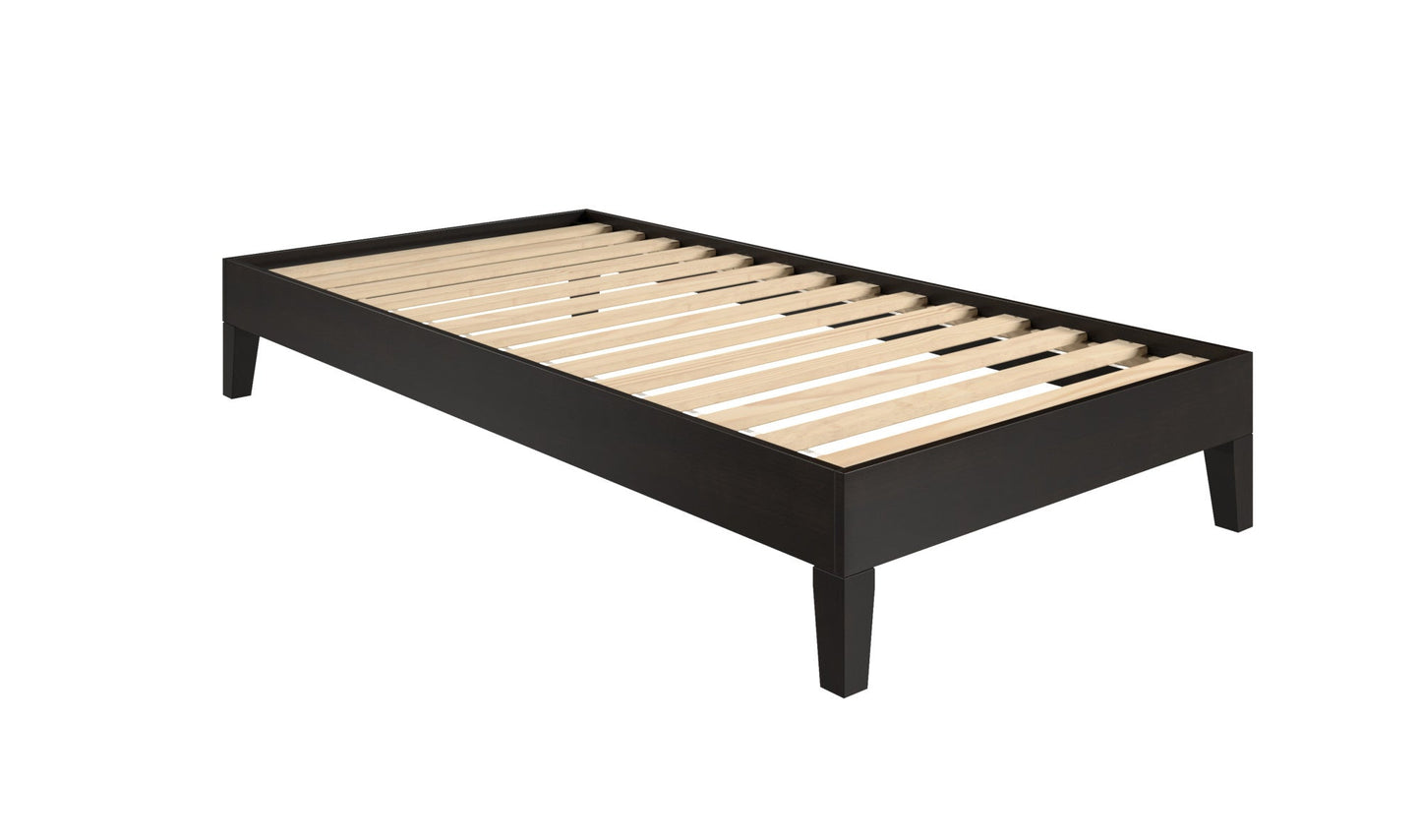 Nix Twin Platform Bed Black