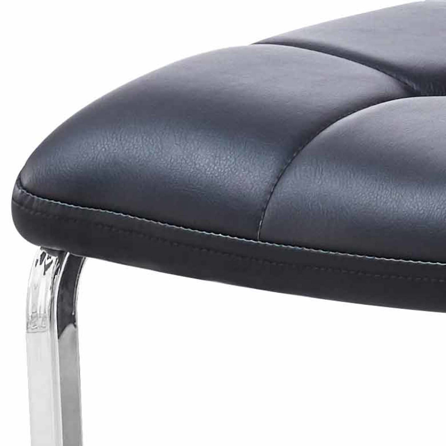Escondido Black PU Side Chair