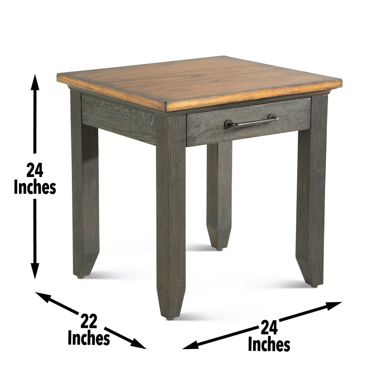 Bear Creek End Table Brown