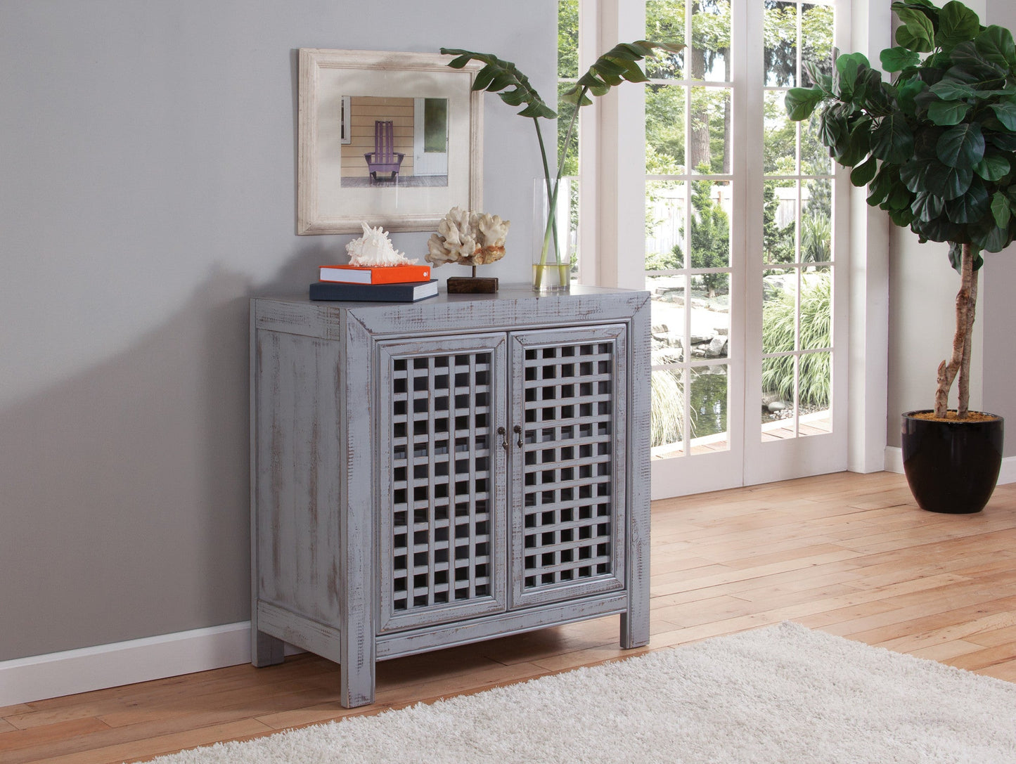 Rio Grey Accent Cabinet (Closeout)