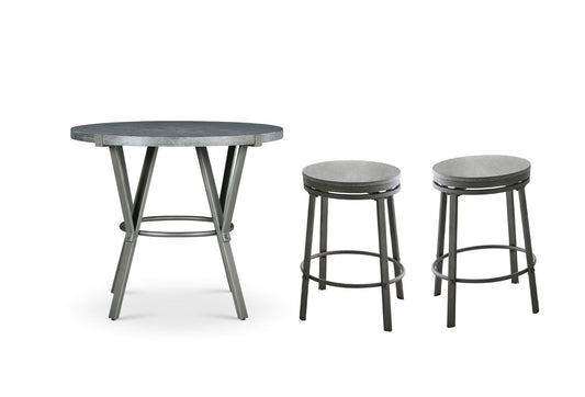 Portland Round Counter Table 3PC