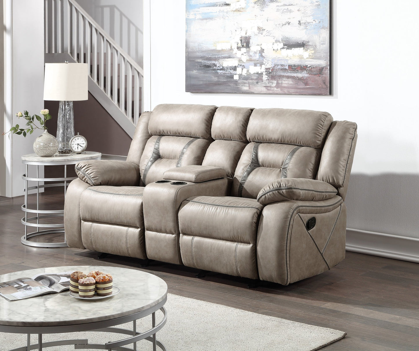 Tyson Reclining Glider Console
