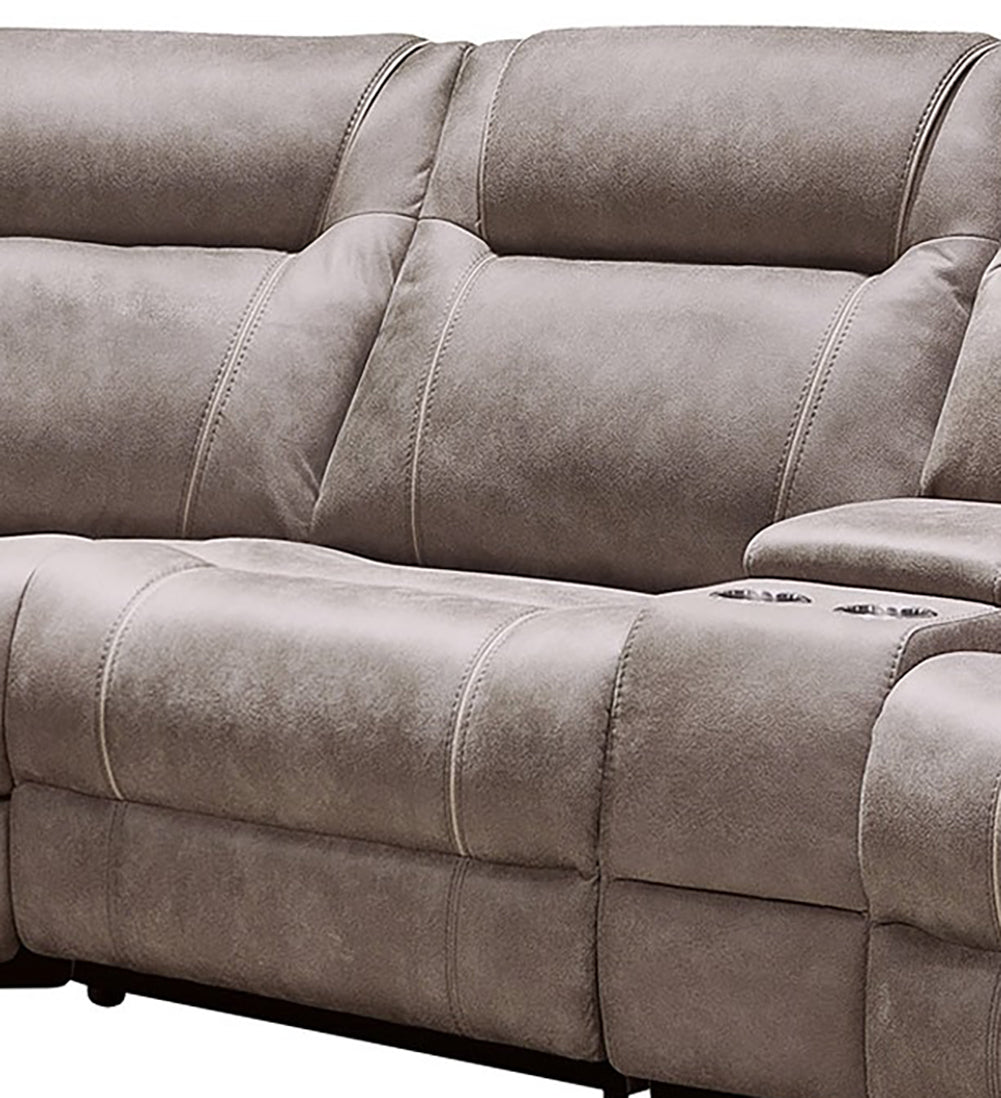 Blake Desert Taupe Sectional Armless Recliner