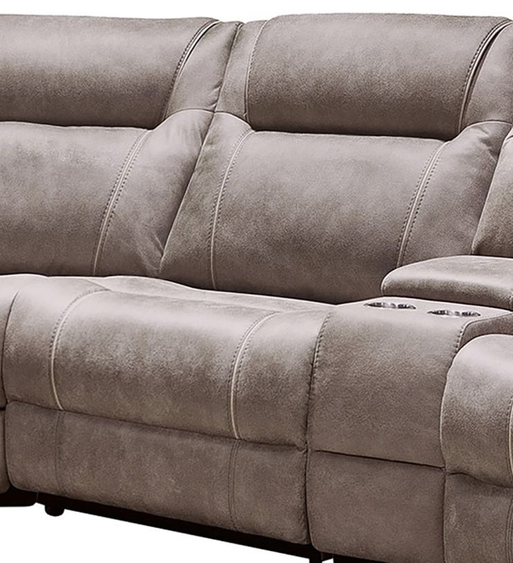 Blake Desert Taupe Sectional Armless Chair