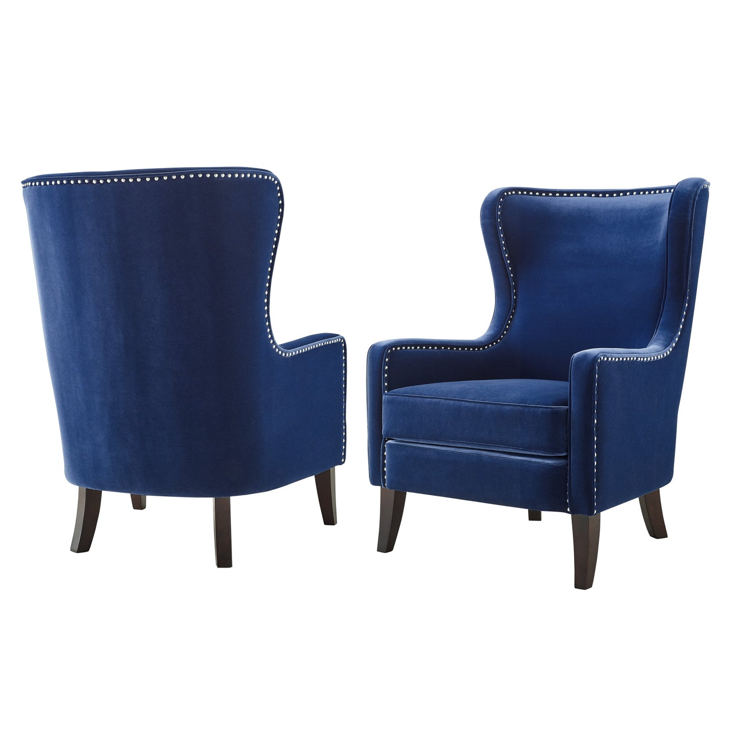 Rosco Velvet Accent Chair w/