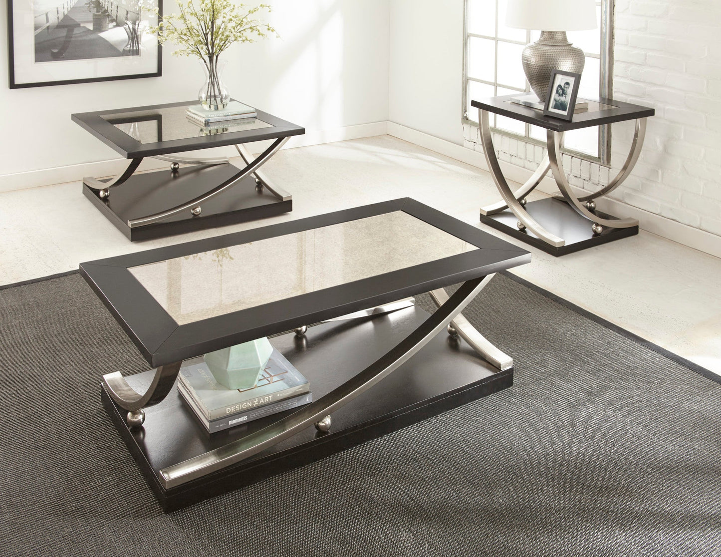 Ramsey Cocktail Table W/Casters