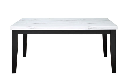 Sterling Faux Marble Top Dining Table