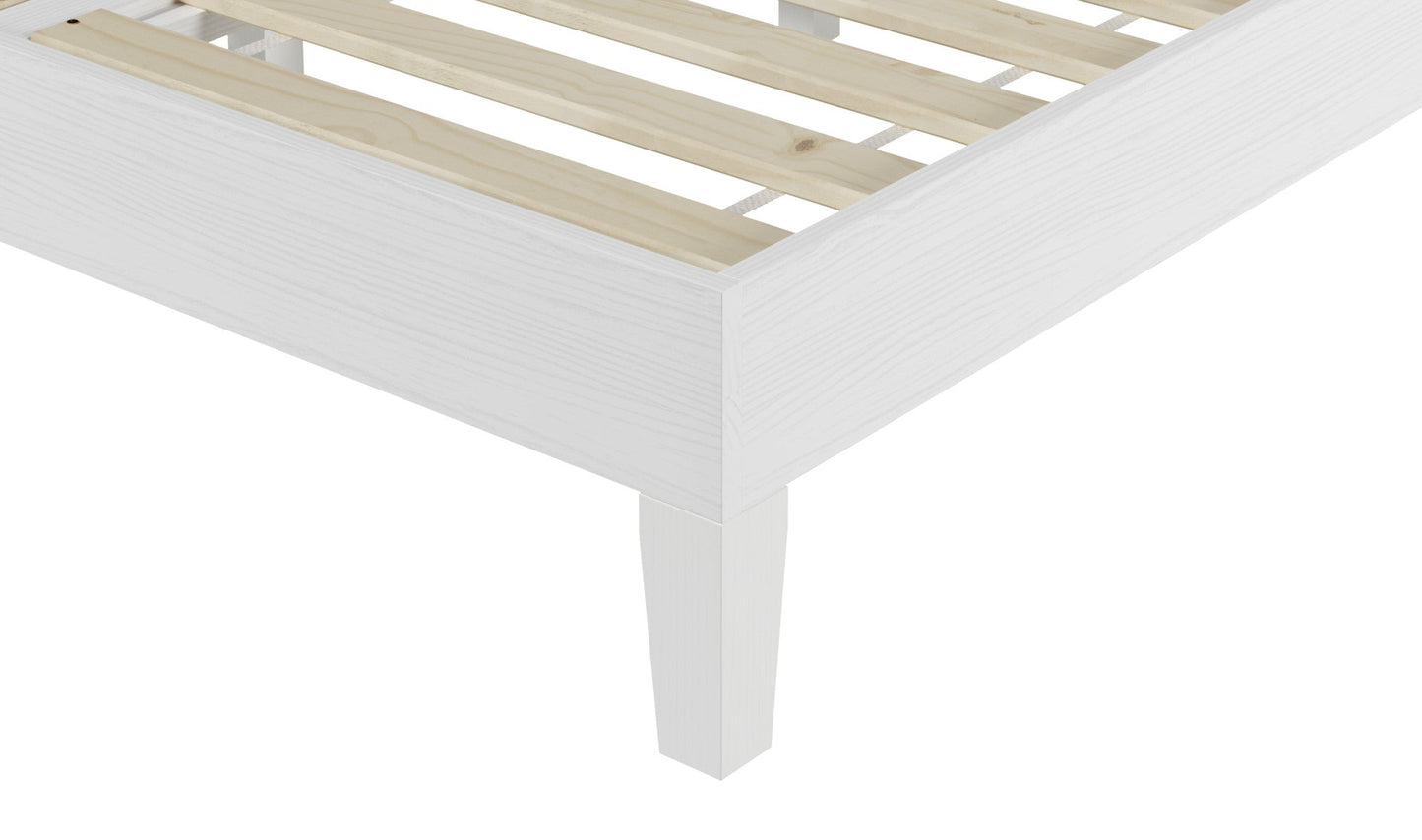 Nix Full Platform Bed White