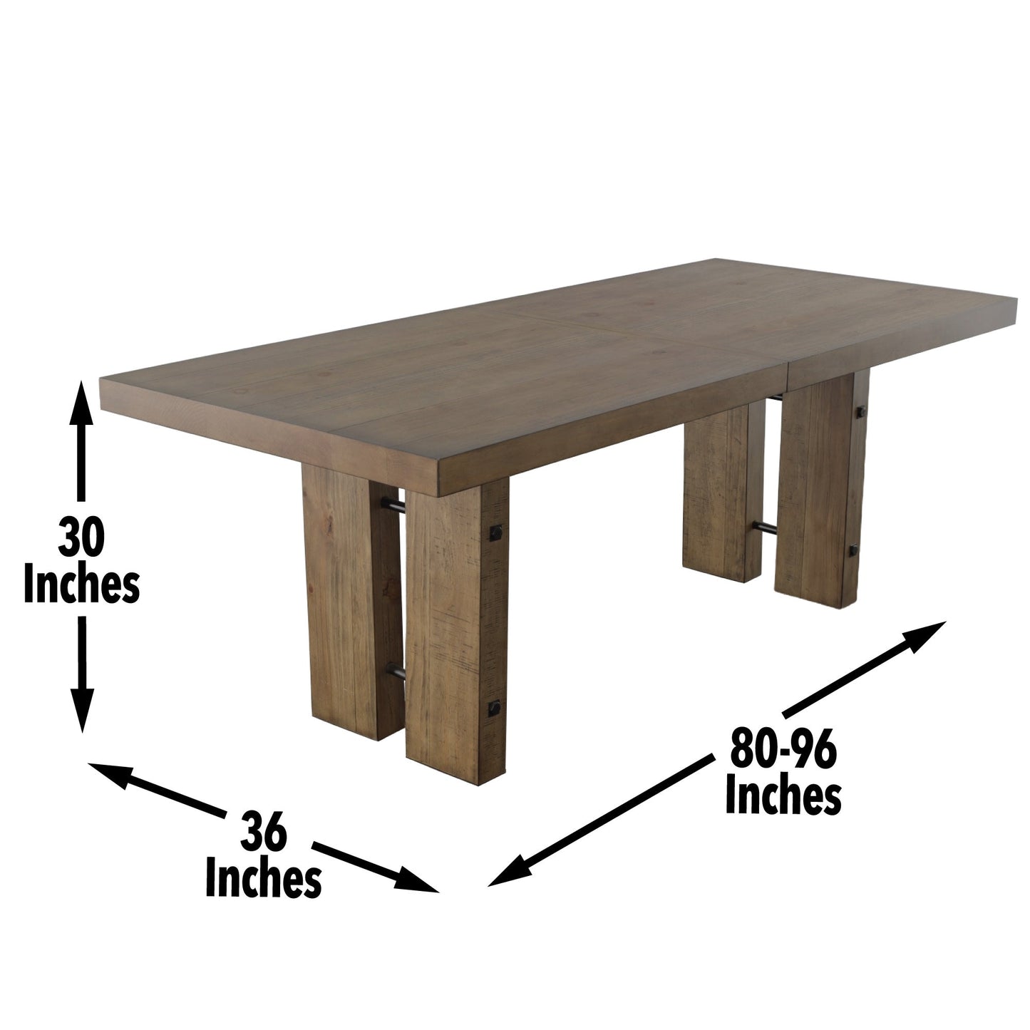 Atmore Dining Table 6 Chairs 7PC