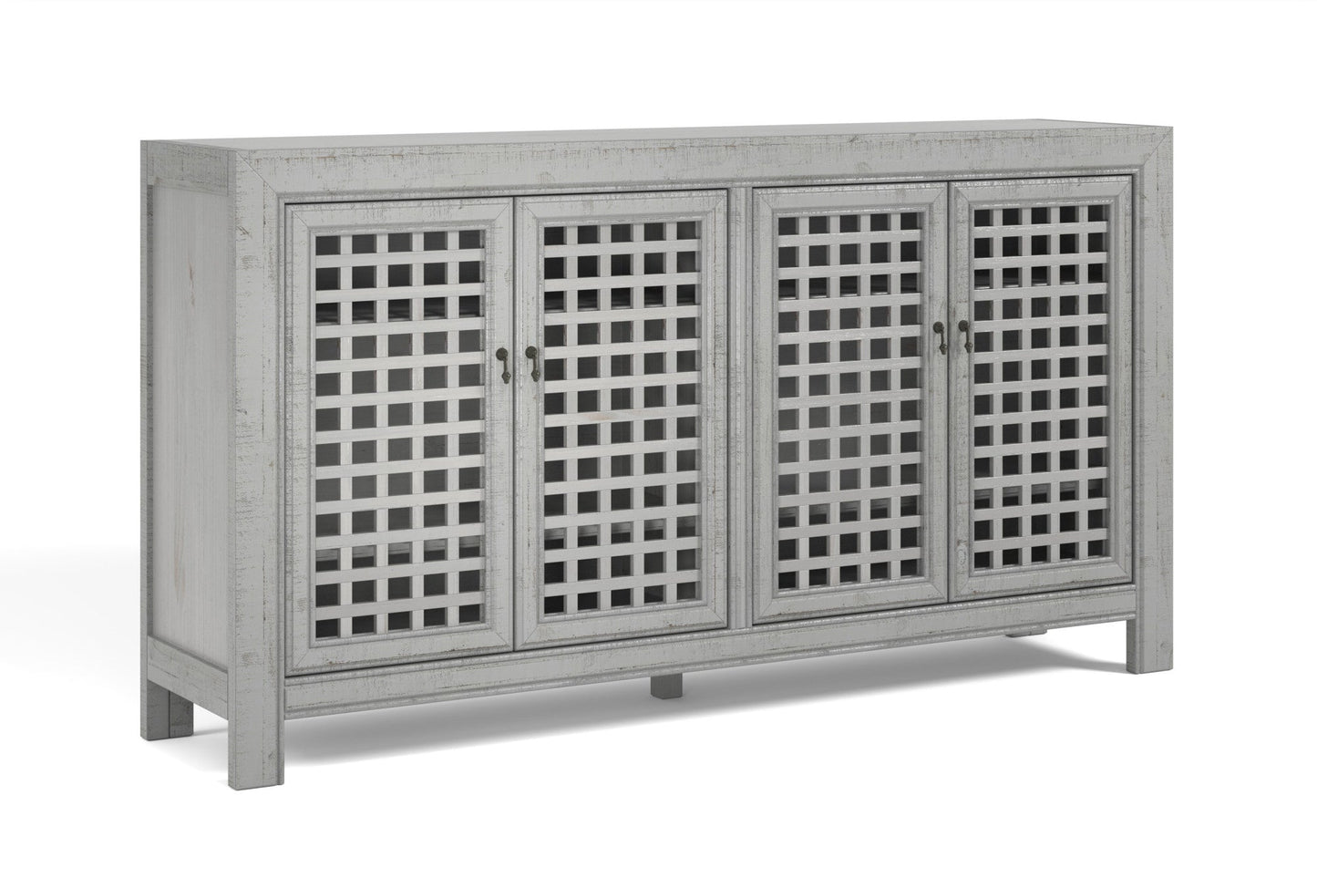 Rio 4 Door Accent Cabinet Grey