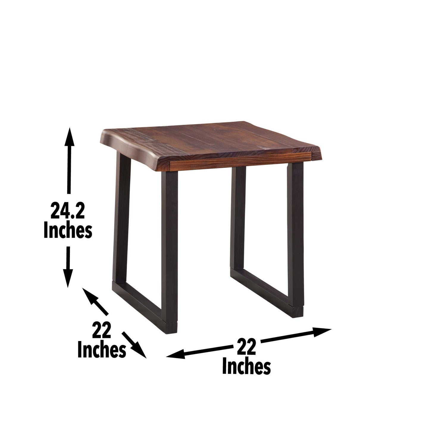 Jennings Live Edge End Table