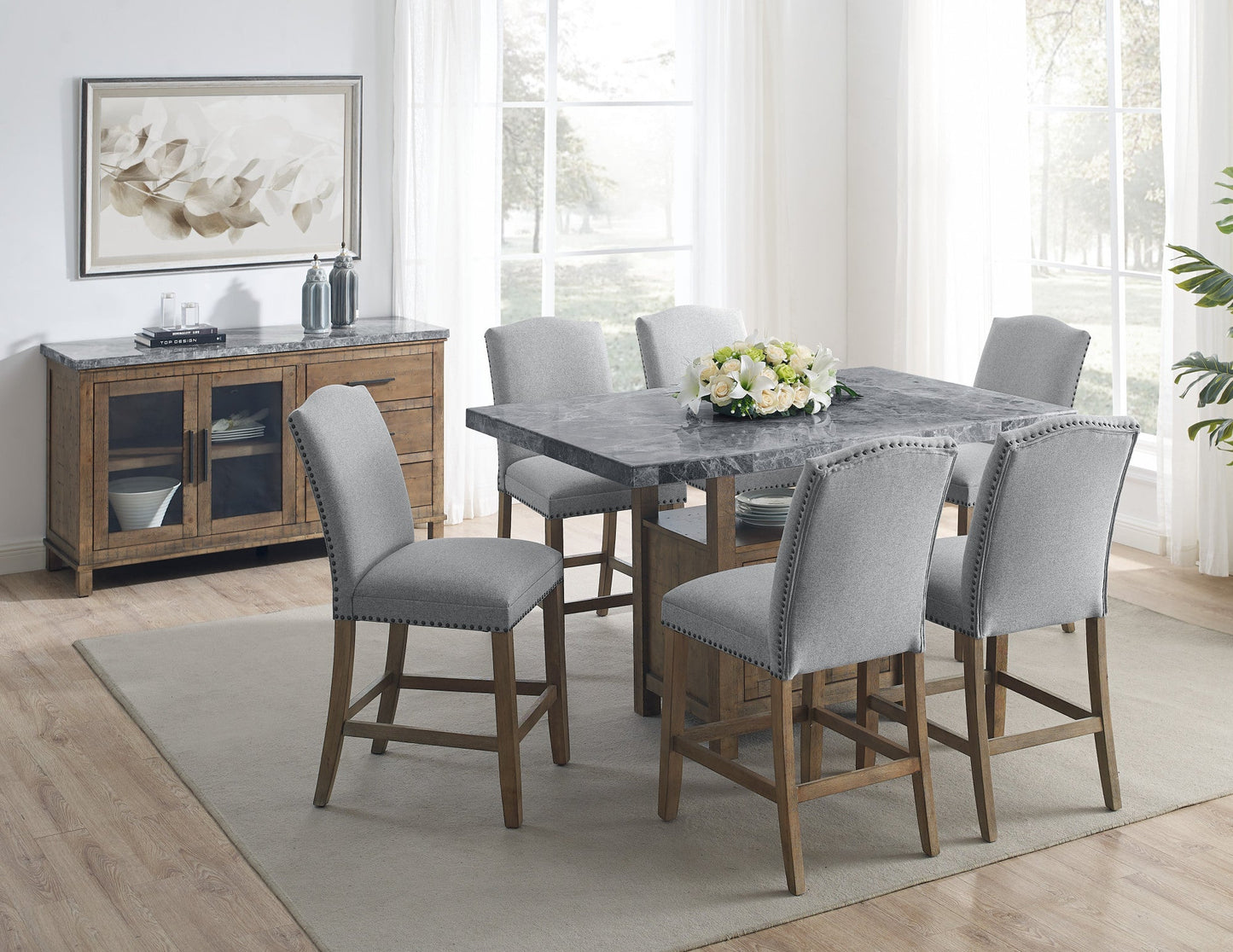 Grayson Gray Marble Top