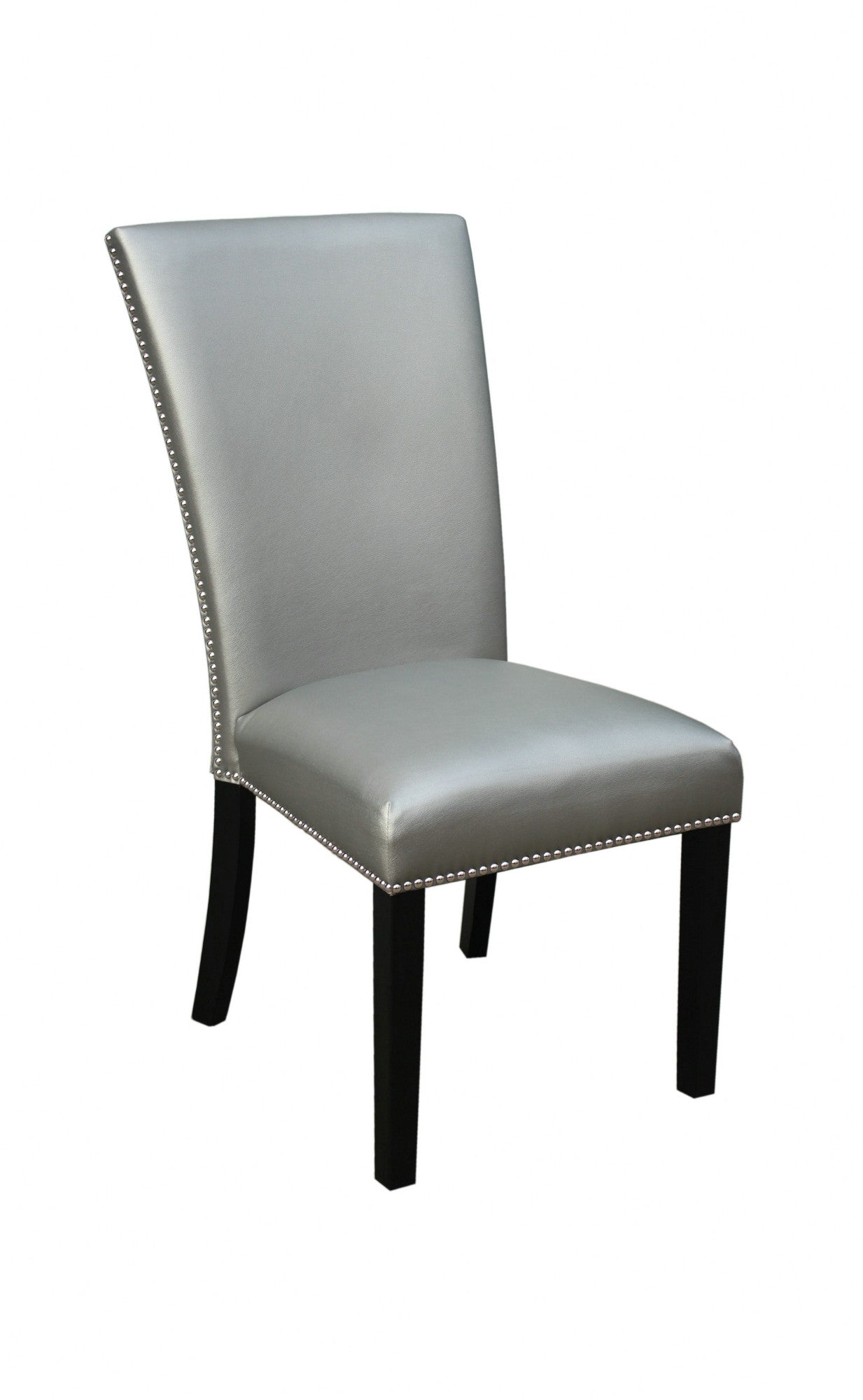 Camila Silver PU Dining chair