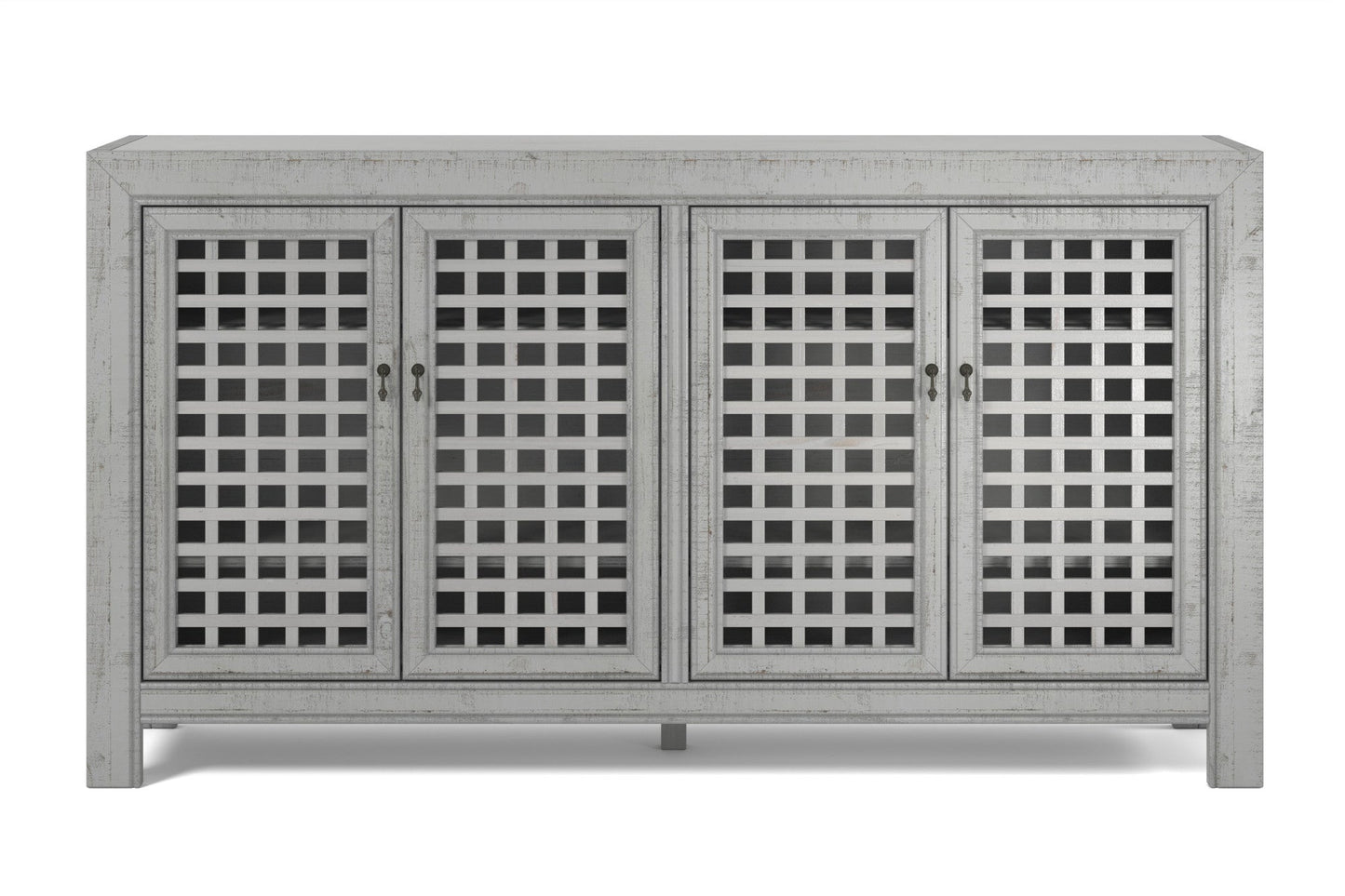 Rio 4 Door Accent Cabinet Grey
