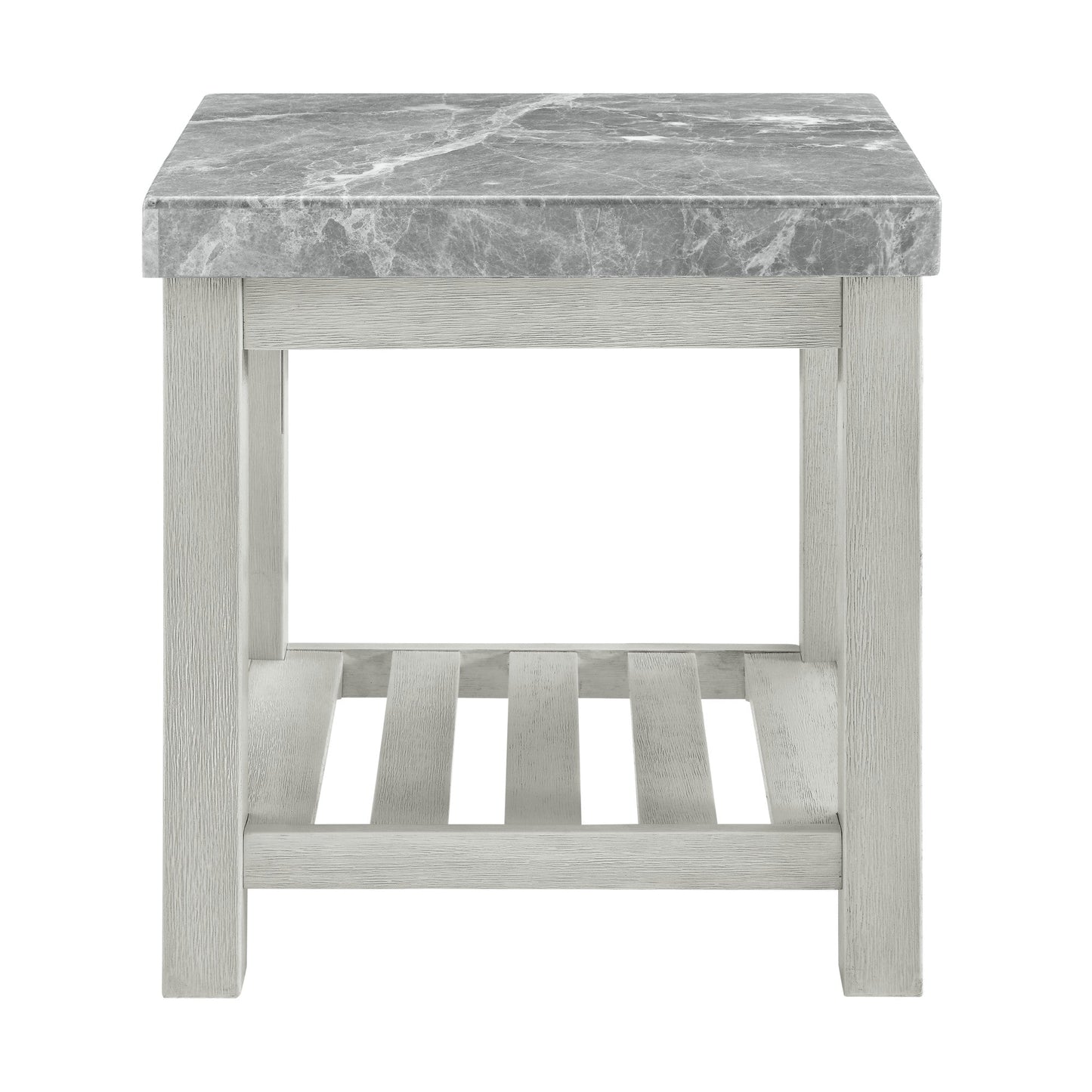Canova Gray Marble Top End Table