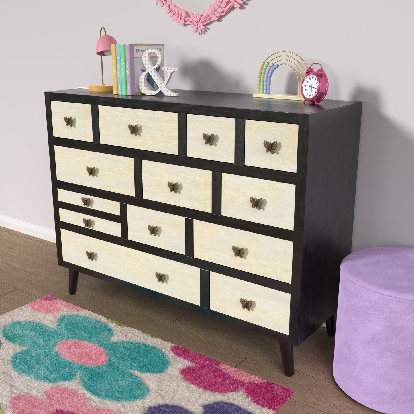 Papillon 13 Drawers Sideboard