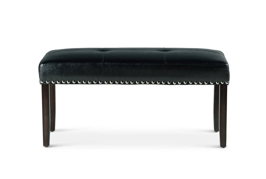Westby Black PU Dining Bench w/