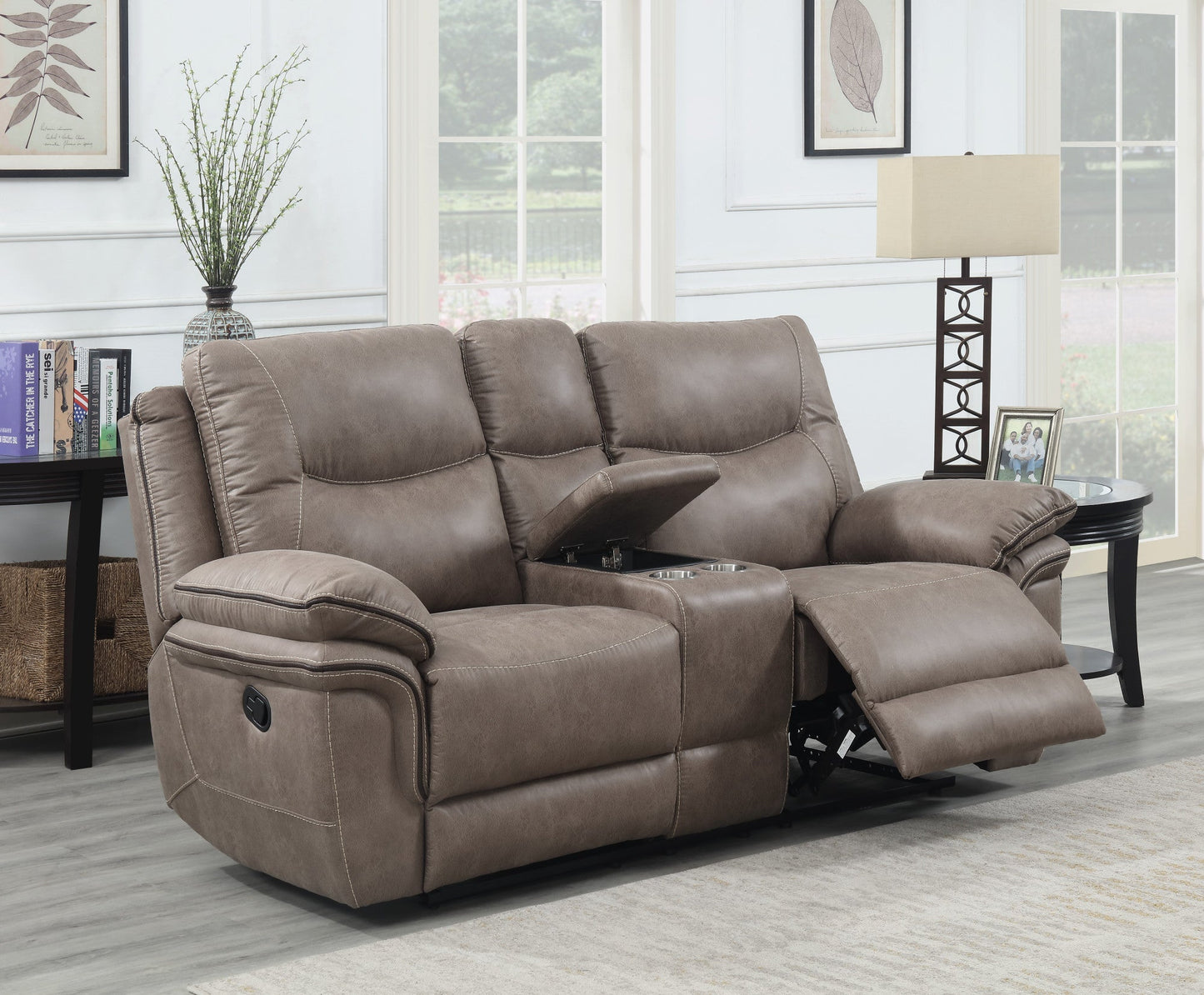 Isabella Sand Console Loveseat