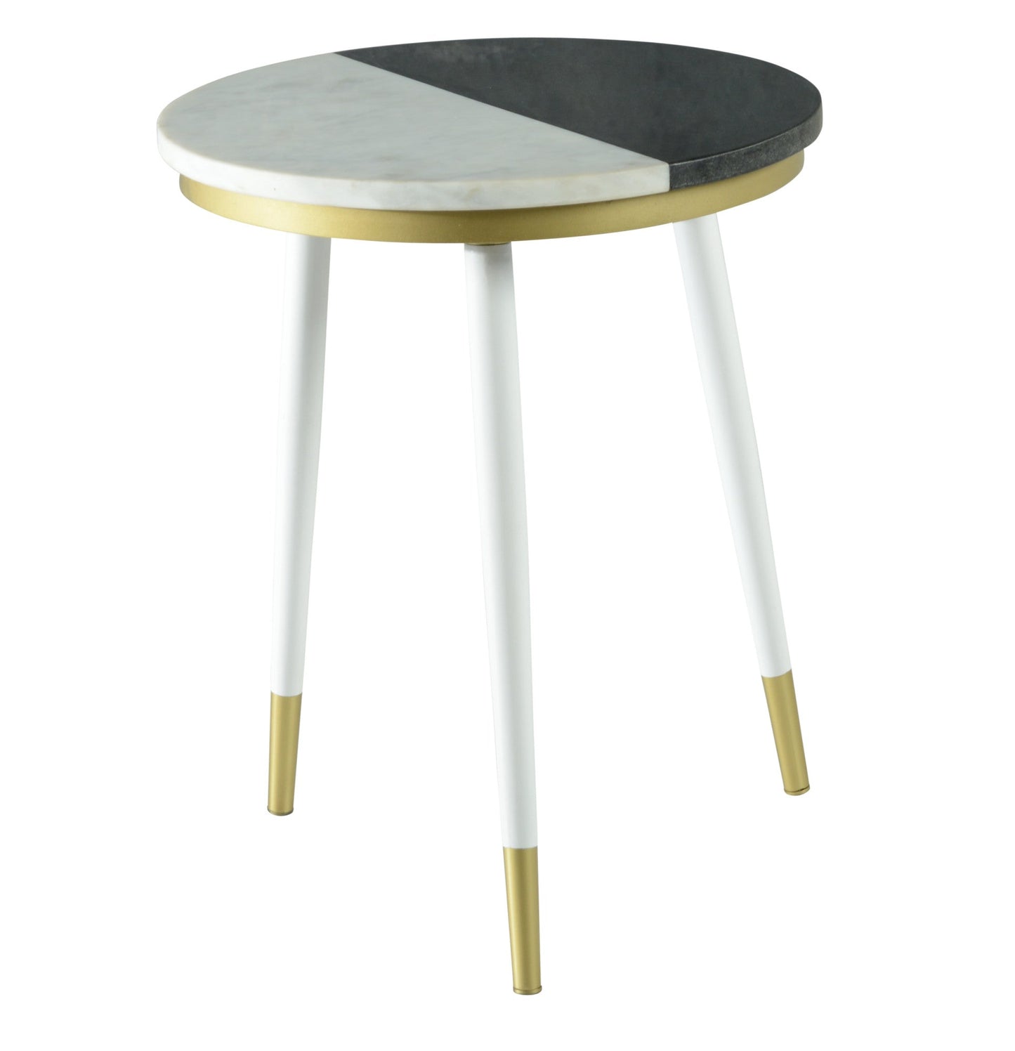 Taj 2-Pack Marble Top Side Tbls