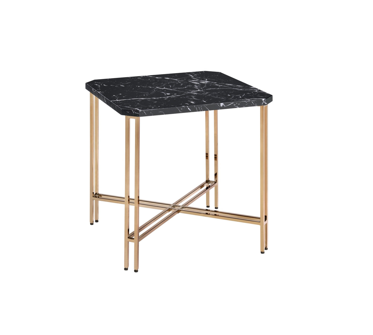Daxton Faux Marble Top Square
