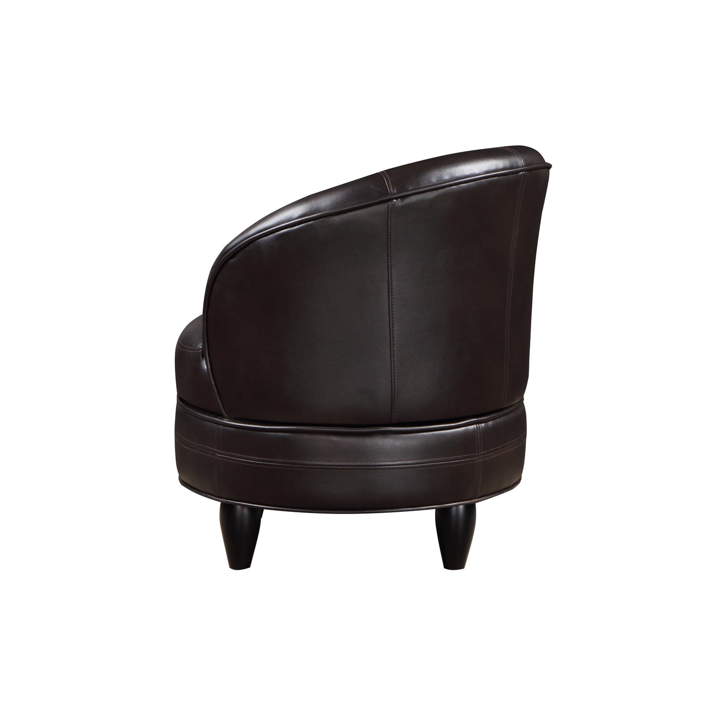 Sophia Accent Chair Brown PU